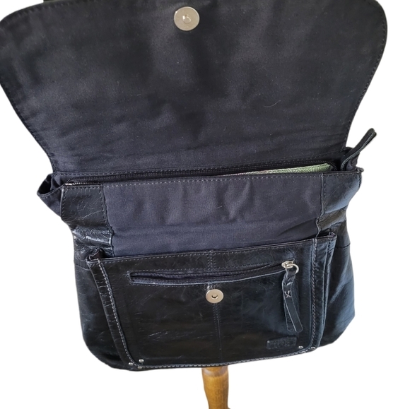 The‎ Sak - Black Leather Ventura Convertible Backpack II - Picture 3 of 9